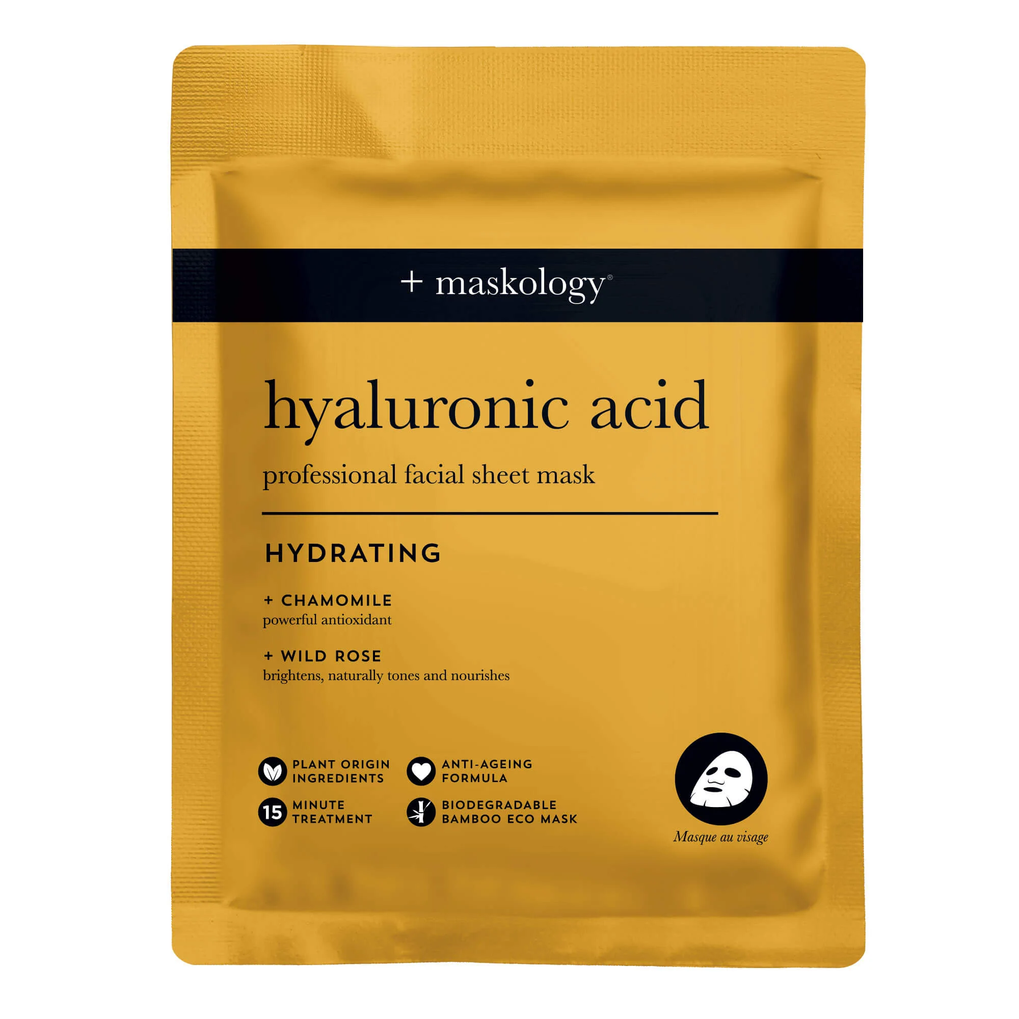 Maskology Hyaluronic Acid – Professional Facial Sheet Mask